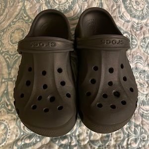 Kids size 13 black crocs